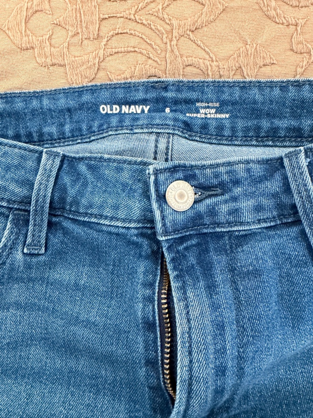 Old Navy High-Rise Super-Skinny Jeans - Denim Blue